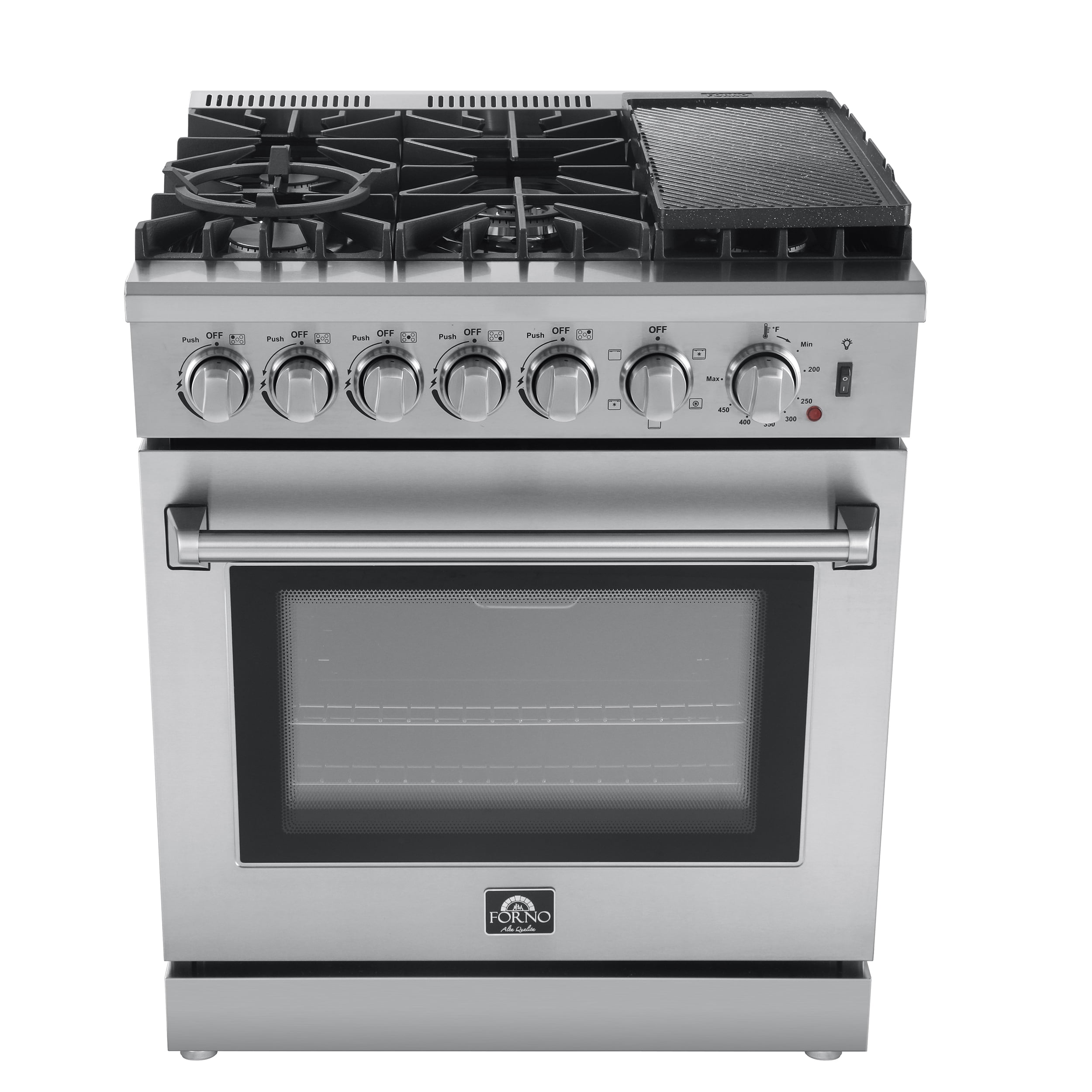 Lazio 30″ Dual Fuel Gas Range & Electric Oven