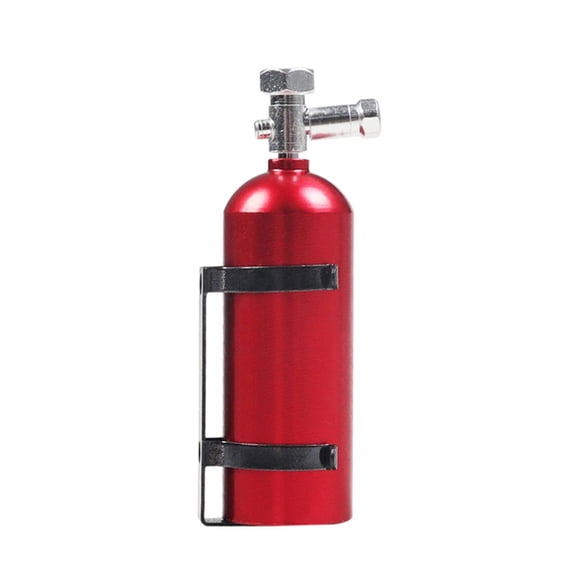 Lazsy 1/10 RC decoration Nitrogen tank Nos Used for bottle decoration TRX4 Axial SCX10 Red