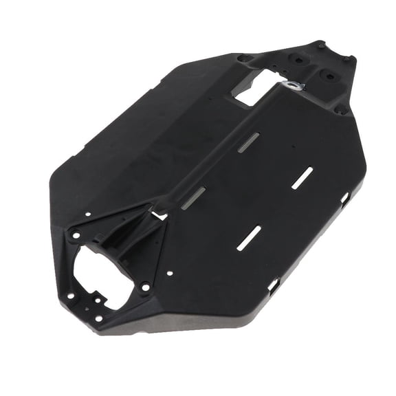 Lazsy 1/10 Scale RC Car Chassis Plastic Black for Slash HQ727 Short Truck RC