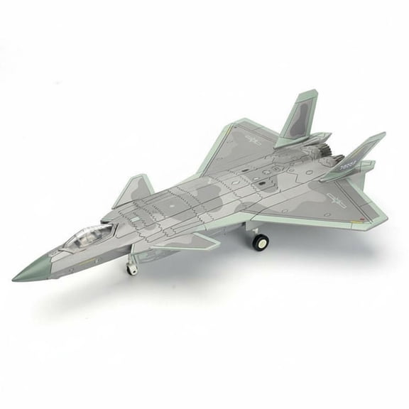Lazsy 1/72 Scale J-20 Fighter Jet Model Building Model  Fighter Historically Accurate Interlocking Airplane Kit for Beginners, Display