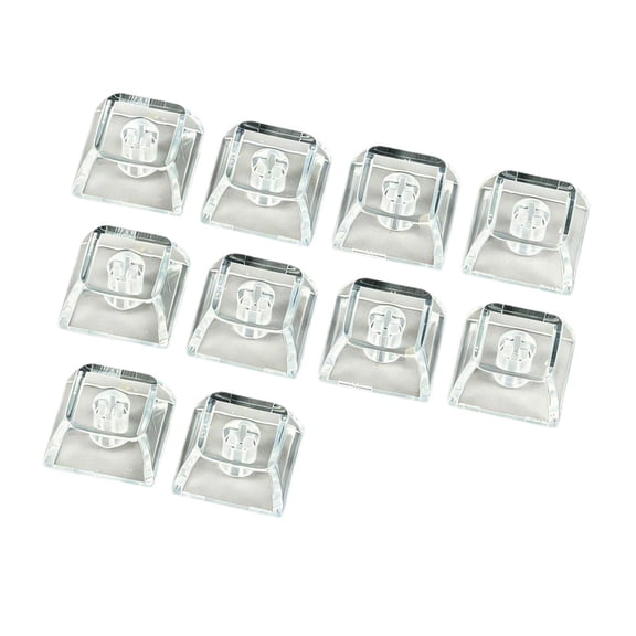 Lazsy 10 Pieces 1U Xda Profile Keycaps DIY Replacement for Game Lovers PC Compact for