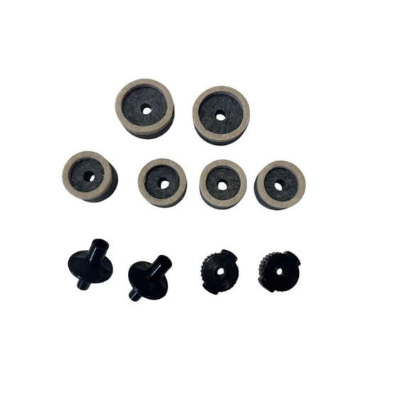 Lazsy 10 Pieces Drum Cymbal Accessories Quick Release Lock Music Accessories Standard Size for Drummers