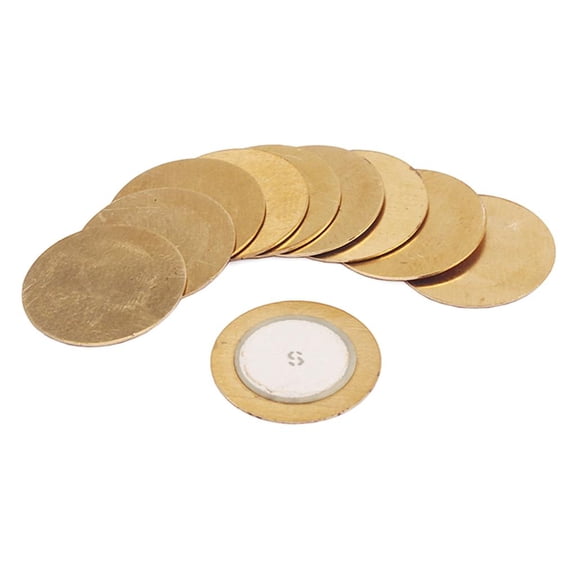 Lazsy 10pcs 29mm Piezo Disc Electronic Transducer for Acoustic Guitar Mandolin DIY