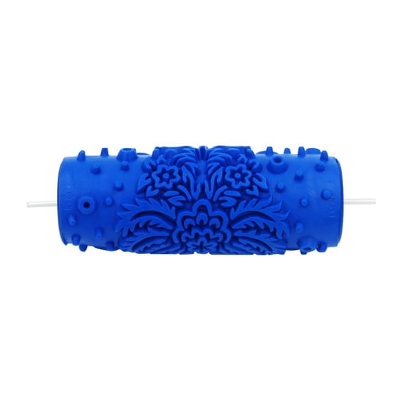 Lazsy 15cm Empaistic Floral Pattern Paint Roller Wall Brush for Decoration, 13 Designs 8