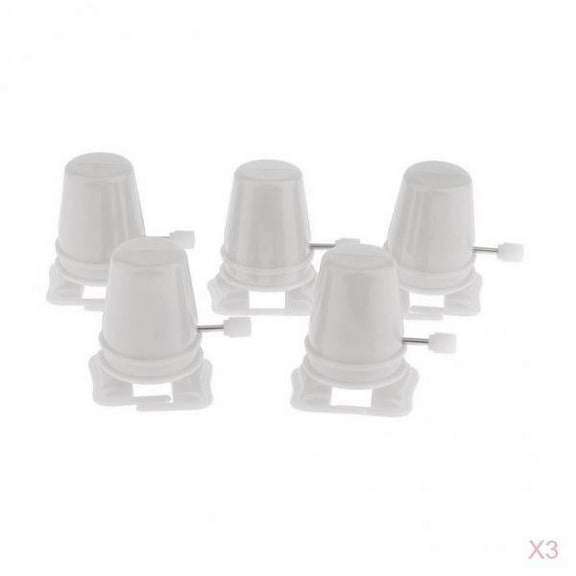 Lazsy 15pcs Clay DIY Plastic Clockwork Hand Fittings Machine Walking Robot Wind Up