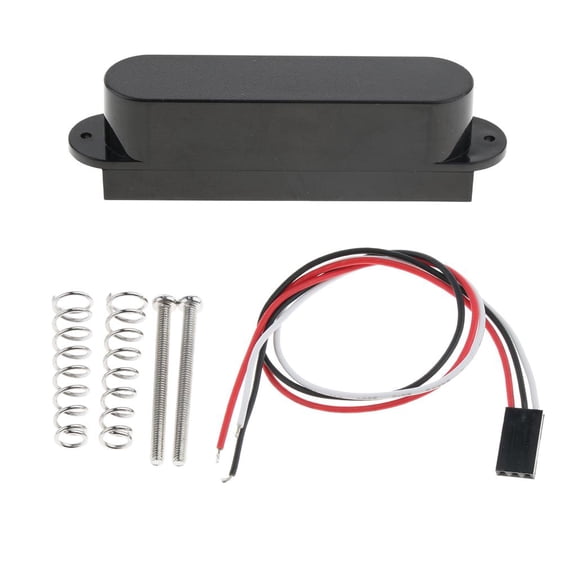 Lazsy 1pc Black Closed Single Coil Active Pickup for Electric Guitar Musical Parts