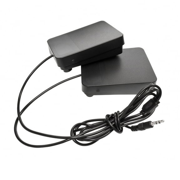 Lazsy 2 Count Foot Switch Electronic Drum Pedal Kick Trigger Responsive Design 3.5mm Interface Flexible Placement Keyboard Controller