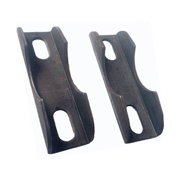Lazsy 2 Pieces Rear Axle Hanger Brackets Weldable Kart Axle Weld Brackets Rough-Terrain Use Bearing Hanger for DIY Project, Workshop Project, Repair