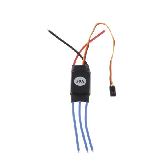 Lazsy 20A 2-3S LiPo ESC Brushless Speed Motor Controller 5V/2A BEC for RC Airplane
