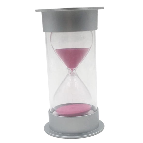 Lazsy 25-Minute Sand Timer Kitchen Yoga Clock Sand Timer Home Decor Children's Toy Pink