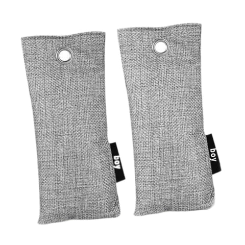 Lazsy 2Pcs Refrigerator Deodorizer Bag Set Air Freshener Odor Remover Air Purification 2 Bags 50g