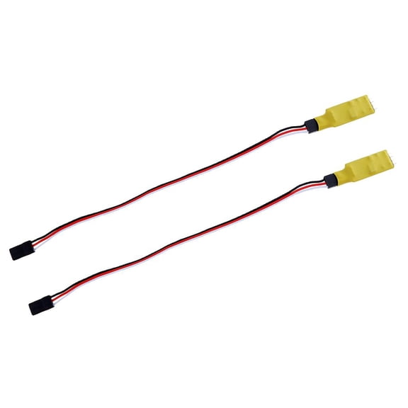 Lazsy 2pcs 2 Channel RC LED Lamp Control Switch for Axial SCX10 RC4WD Rock Crawler