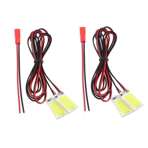 Lazsy 2pcs LED Flashing Light System Strobe Lights for RC Car Boat Aircraft Models