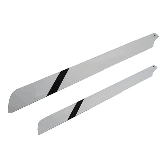 Lazsy 2x 2Pcs 325mm Rotor Blade Propellers Replacement Parts for RC , Compatible with 450 Helicopter