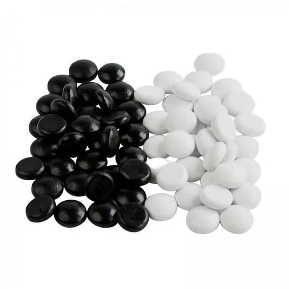 Lazsy 2x 70x Go Board Playing Pieces Go Chess Game Stones for Two Player Strategy Game