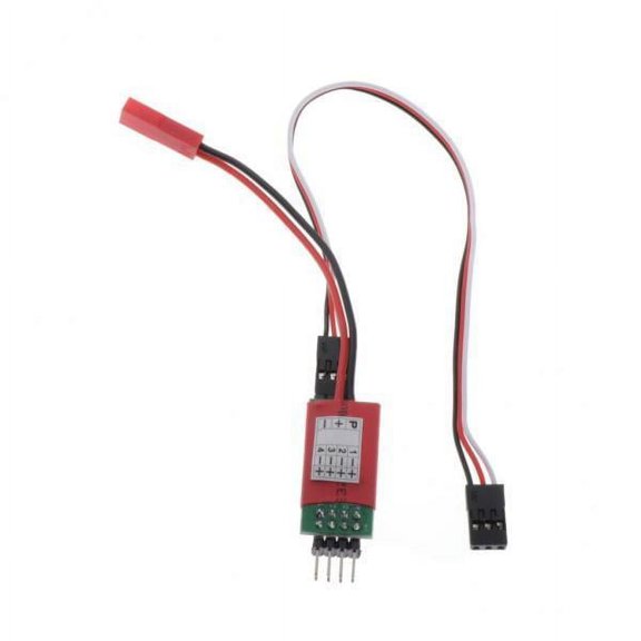 Lazsy 2x RC Model Car 3CH Control Led Power Switch Four Lights for Remote Controlled