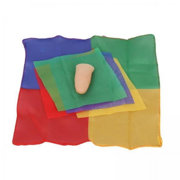 Lazsy 2xScarf Silk Restoring Magic Tricks Juggling Magic Stree Stage Stage Illusions 2 Pcs