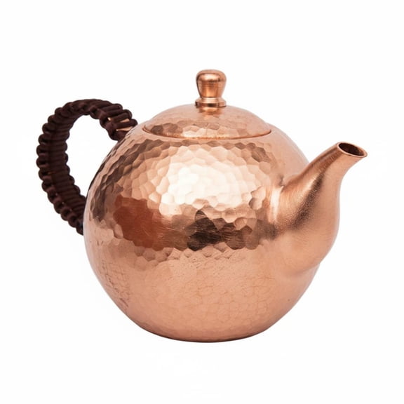 Lazsy 300 Ml Pure Copper Tea Kettle Handmade Copper Tea Kettle, Copper