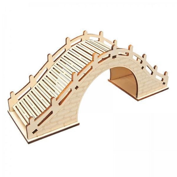 Lazsy 3x 3D Wooden Puzzle Arch Bridge Model Desk Decor DIY Educational Science Craft Model Handmade Science Toy Building Set for Kids Birthday Gifts 3 Pcs