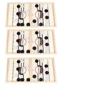 Lazsy 3x PortableWooden Paced Winner Hockey Board