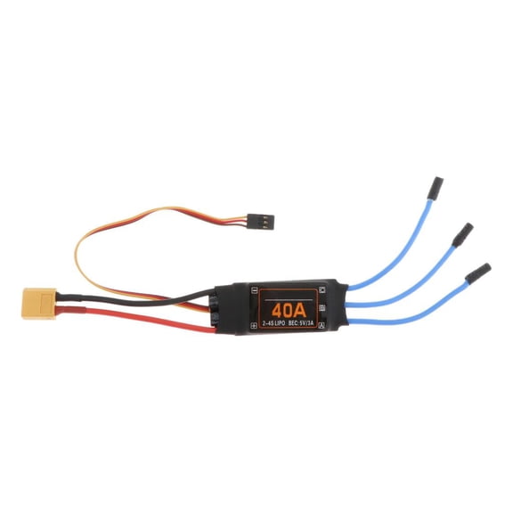 Lazsy 40A Brushless ESC Motor XT60 Plug RC Helicopter Airplanes Toys Replacement Parts