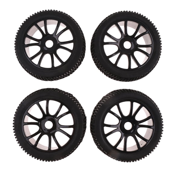 Lazsy 4Pieces 17mm 1/8 RC Car Wheel Rims Hex for HSP HPI RC Buggy Truck Car Parts