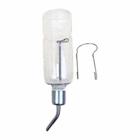 Lazsy 4xCage Hanging Water Dispenser Pet Cage Water Bottle for Chinchillas Rats Mice 350ml 4 Pcs