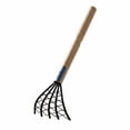 Lazsy 5 Claw Sand Rake Rust-Resistant Clamming Rake Ergonomic Handle ...