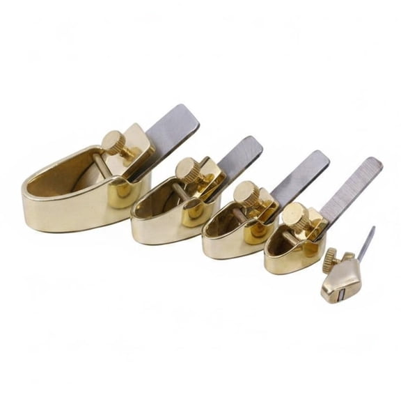 Lazsy 5 Pieces Violin Plane Convex Bottom Cello Plane Sharp Hardened Edge for Luthiers