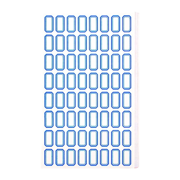 Lazsy 50 Sheets Tag Sticker Adhesion Classification Label Sticker Matte Surface Name Label for Retail, Storage