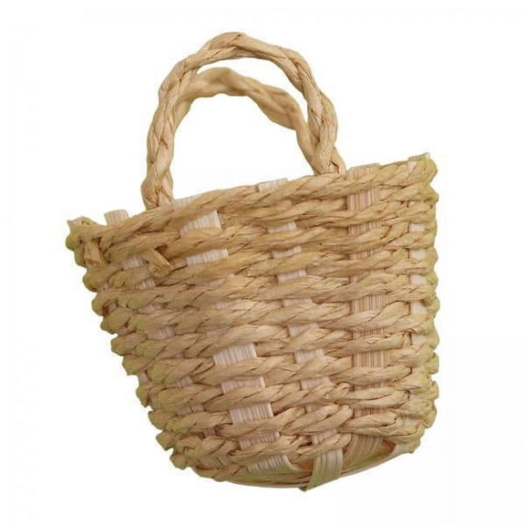Lazsy 5x1/12 Dollhouse Storage Basket Kids Pretend Toys Dollhouse Decoration