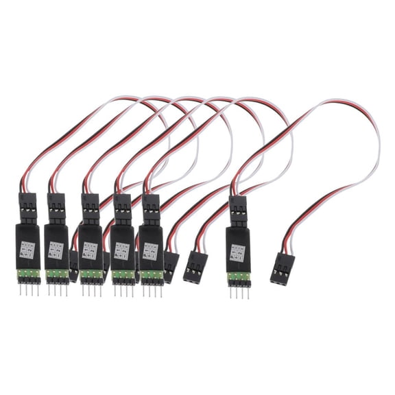 Lazsy 6PCS 3 Channels 6V 2 Leds Light Control Switch for RC Model Car Monster Accs