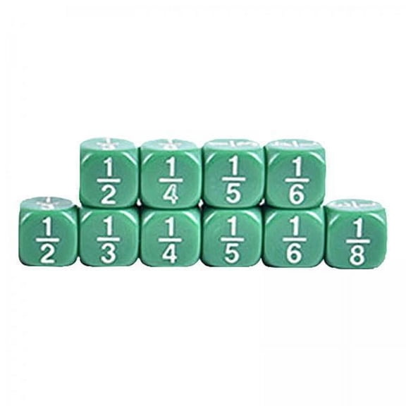 Lazsy 6x 10Pcs Acrylic Fraction , Educational Kids Math Toys Homeschool Supplies Fraction Equivalence, Classroom Games, Teacher Manipulatives