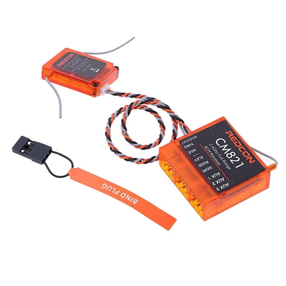 Lazsy AR8000 8Ch , High-, CM821 Receiver For JR12X, 11X, X9503, X9303 ,DX10t, DX8,