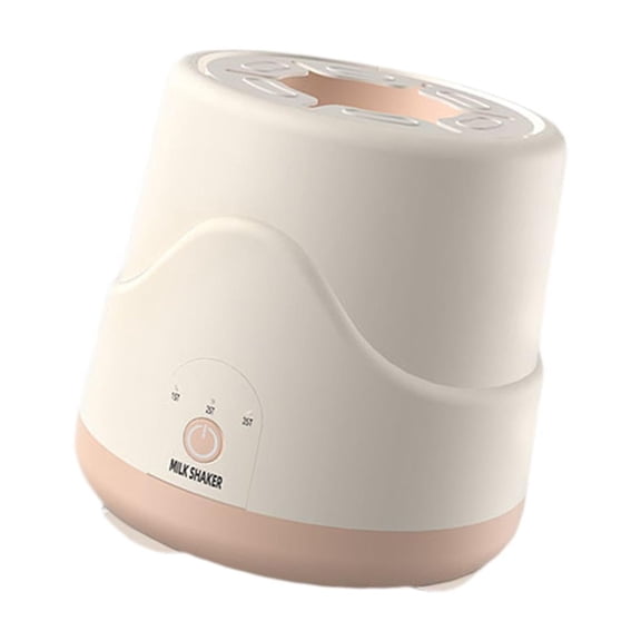 Lazsy Automatic Milk Bottle Shaker Milk Blender 3 Level Setting Practical Rechargeable Pink