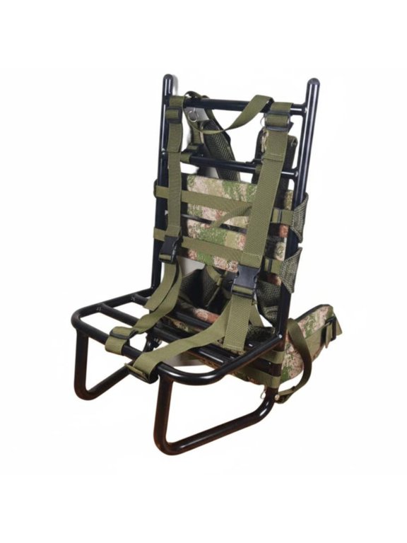 Backpack Frame Hiking Pack Aluminum Load Bearing Ergonomic Design for Climbers Campers and Adult Unisex Use