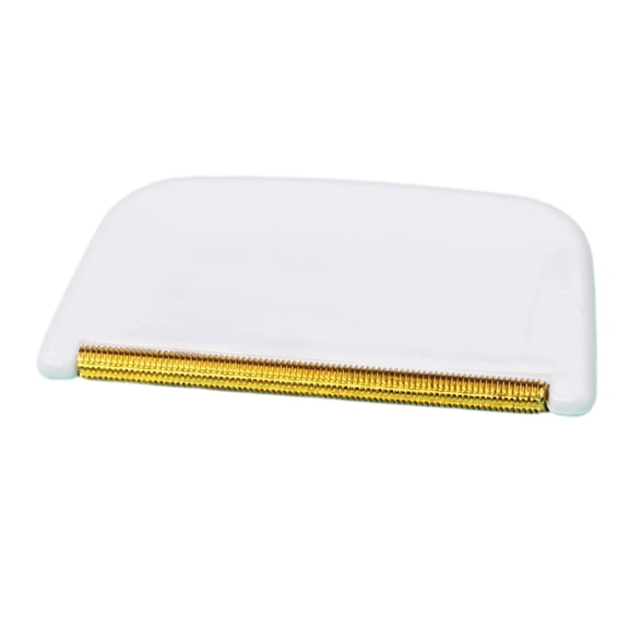 Lazsy Ball Cleaner Comb, Lint Fuzz Balls Remover, Multi Fabric Garments Use, Easy Grip White