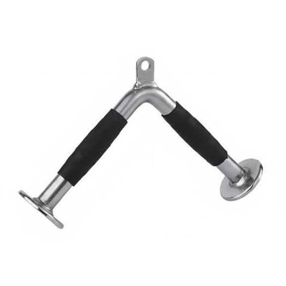Lazsy Bar Attachment Heavy Duty Triceps Pushdown Bar Non-Slip Grip Lat Pulldown Handle for Strength Trainers, Fitness Beginners, Plated
