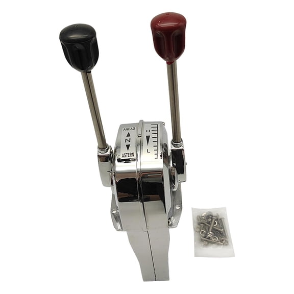 Lazsy Boat Double Lever Throttle Control Durability Accessory Premium High Performance