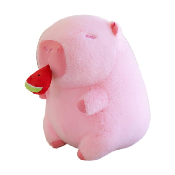 Lazsy Capybara Stuffed Animal Home Decoration Capybara Stuffed Toy Stuffed Animals Toy Watermelon capybara