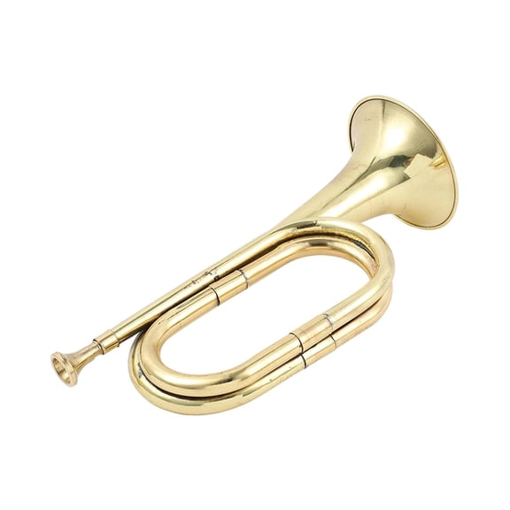 Lazsy Cavalry Trumpet Bugle Horn Musical Instrument Marching Bugle for Festival School