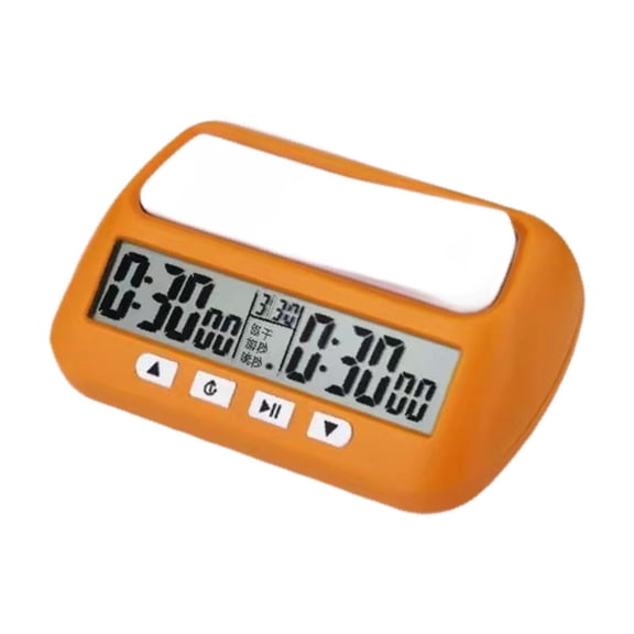 Lazsy Chess Clock Memory Function Chess Game Timer Digital Chess Clock for Party Chess Orange