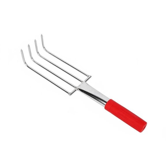 Lazsy Clamming Rake Stainless Steel Seafood Digging Tool Sharp Tines for Beachcombers