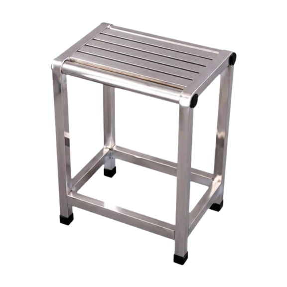 Lazsy Compact Bathroom Step Stool SPA Salon Stool Household Heavy Duty Stable Bathroom M