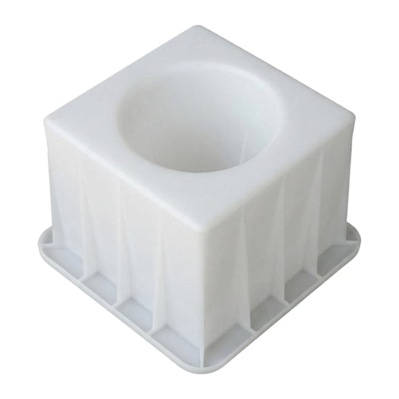 Lazsy Concrete Hollow Brick Casting Block Model Accessory Easy Demolding Reusable for Round