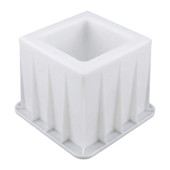 Lazsy Concrete Hollow Brick Casting Block Model Accessory Easy Demolding Reusable for Square