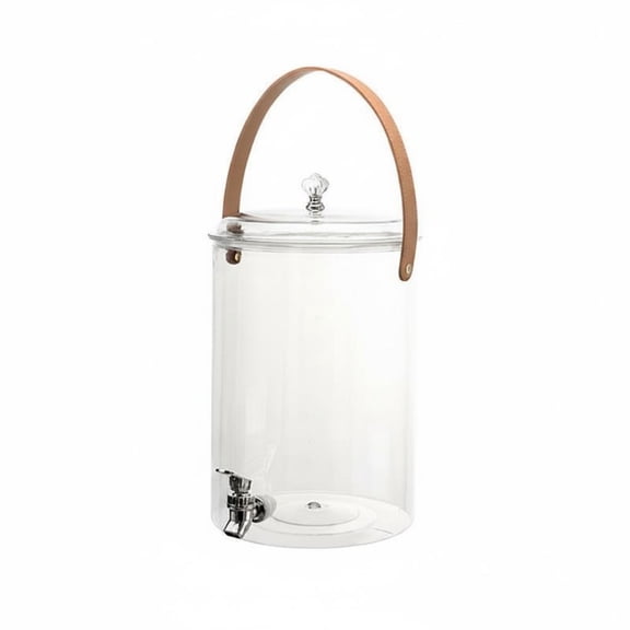 Lazsy Drink Server Beverage Container Water Dispenser 10 Liter Plastic Food Grade with Lid for Family Reunions and Bbqs