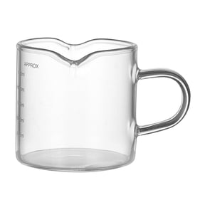 Lazsy Espresso Glass Measuring Cup Jigger Shot Glass Cup Clear Scale Ounce Measure Mug Cafe Wine Coffee 75ml
