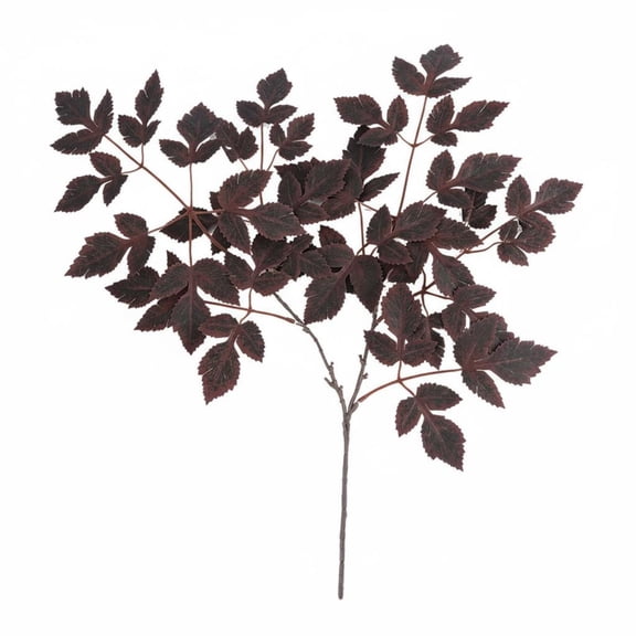 Lazsy Fake Maple Leaf Branch Artificial Maple Leaf Pick Seasonal Shade Foliage for Dining Table