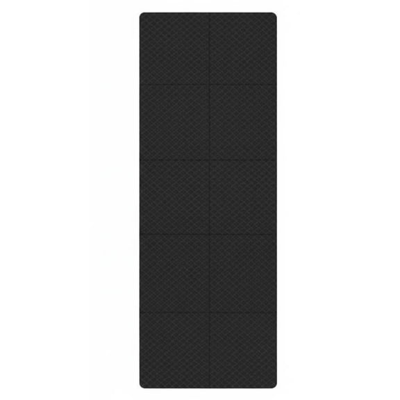 Lazsy Folding Exercise Mat Easy Storage Foldable Exercise Mat Lightweight Portable Workout Pad for Students, Beginners, Rest Time, Gym, Black